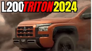 L 200 TRITON 2024  A NOVA GERAÇÃO da PICAPE da MITSUBISHI [upl. by Ainegul52]