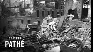 London Bomb Damage 1944 [upl. by Atlee]