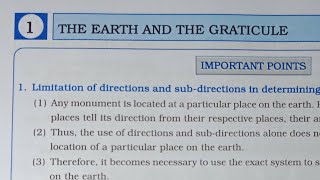 6th Std Geography Workbook Chp 1 The Earth And The Graticule omeducation8606 [upl. by Ileek962]