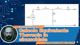 Elettrotecnica  Esercizio  Equivalente di Thevenin in regime sinusoidale [upl. by Nwahsem602]