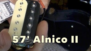 Guitar Madness Humbucker review  57 Alnico II [upl. by Tamarra825]