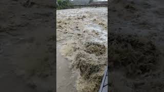 Raging Winooski River Winooski  VT [upl. by Ahsenyt]