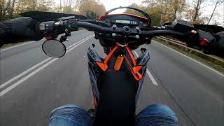 Wheelie KTM 690 SMC R 2021 [upl. by Fidele782]