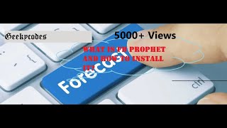 What is FB Prophet Module and How to install it Geekycodes [upl. by Chilcote]