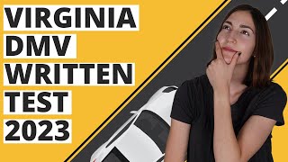 Virginia DMV Written Test 2023 60 Questions with Explained Answers [upl. by Nester967]