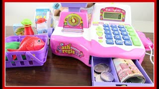 Mainan Kasir Kasiran Pakai Uang Beneran  Electronic Cash Register Using Real Money [upl. by Latsryk974]