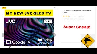 Shes beautiful my new JVC QLED TV [upl. by Janicki]