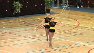 Twirling Bâton N2 Duo Voreppe médaille dargent [upl. by Cruce]