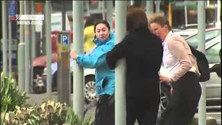 20111121  3NEWS  WELLINGTON WIND TOO STRONG FOR SOME RAW FOOTAGE [upl. by Eloci]