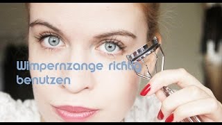 Wimpernzange richtig benutzen [upl. by Ellerred209]