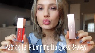 Patrick Ta Major Volume Lip Plumper ReviewWear Test [upl. by Nairde961]