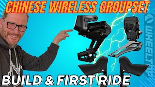 WHEELTOP EDS TX  Chinese Wireless Electric Groupset  Build amp Test Ride [upl. by Anuahc]