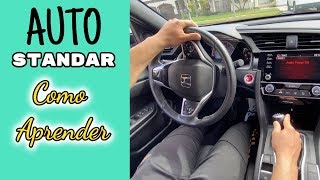 COMO CONDUCIR CARRO ESTANDAR Como aprender a Manejar AUTO MANUAL [upl. by Oiramat]