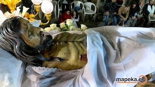 VIERNES SANTO NOCHE SEMANA SANTA ARCHENA 2016 PROCESIÓN DEL SANTO ENTIERRO [upl. by Eidnam]