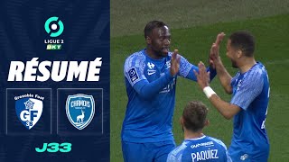 GRENOBLE FOOT 38  CHAMOIS NIORTAIS FC 2  0  Résumé  GF38  CNFC  20222023 [upl. by Yrelle]