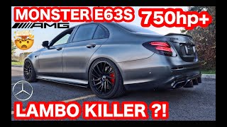 750HP TUNED 2019 E63S AMG REVIEW  NOT YOUR AVERAGE FAMILY SEDAN [upl. by Ahsied]