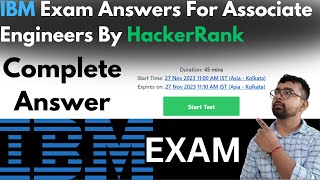 IBM Exam by Hacker Rank Complete Answers  How to manage IBM Test by hacker Rank [upl. by Anitreb]