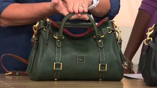 Dooney amp Bourke Florentine Vachetta Leather Small Satchel with Jayne Brown [upl. by Lrak791]