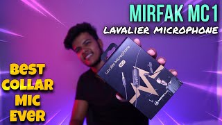 Mirfak MC 1 Lavalier microphone  Best Collar Mic For Video  Mirfak vs Boya Collar Mic microphone [upl. by Ydnir]