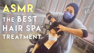 ASMR Creambath  Worlds Best Hair Spa Only for 5 [upl. by Iaka]