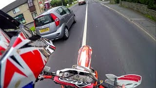 HONDA CRF150 First Ride  Street Ride [upl. by Radferd76]