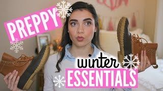 PREPPY WINTER ESSENTIALS [upl. by Ynnod]