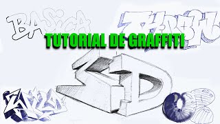 como hacer graffitis en papel  4 ESTILOS DE GRAFFITI [upl. by Cowley]