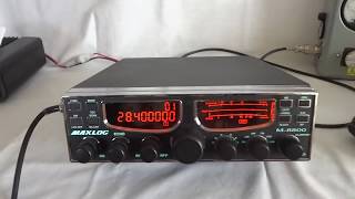 Maxlog M8800 all mode HF radio 256 MHz to 301 MHz [upl. by Colb]