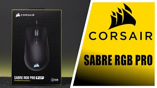 Corsair SABRE RGB PRO Mouse  Unboxing and looks [upl. by Evslin]