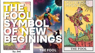 LEARNING TAROT  THE FOOL SYMBOL OF NEW BEGINNINGS [upl. by Oates]