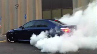 BMW M5 Amazing Burnout E60 [upl. by Annairb76]