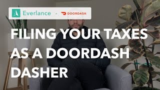 Tax filing  For DoorDashers amp other independent contractors [upl. by Yedoc]