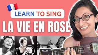 La Vie En Rose w EnglishFrench lyrics [upl. by Puduns]