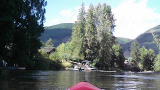 Kayaking Cowichan River Vancouver Island [upl. by Kosse320]