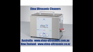 Elmasonic xtra TT series industrial bench top ultrasonic cleaners AUS NZL [upl. by Monda]