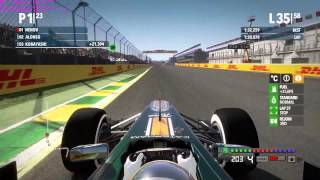 F1 2012 Melbourne Caterham Career Race FULL [upl. by Carolann]