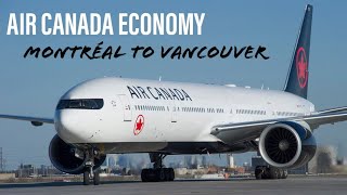 Montréal to Vancouver Flight Air Canada [upl. by Ytirahs356]