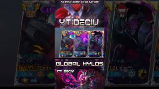 Global Hylos Global Moskov amp YSS Vs Top Global Squad shorts globalhylos hylosmlbb topglobalhylos [upl. by Eiclek]