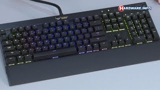 Corsair Gaming K70 RGB keyboard review  HardwareInfo TV Dutch [upl. by Amber]