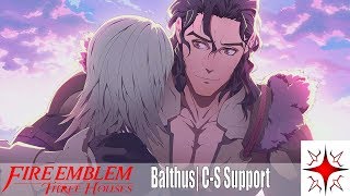 Byleth F amp Balthus Romance  The Ashen Wolves  CS Support  Fire Emblem Three Houses [upl. by Llemart]