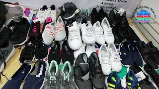 LOTE DE 30 PARES MARCAS PUMA ADIDAS REEBOK PRODUCTO NUEVO [upl. by Adnawaj337]