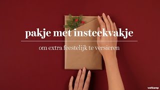 Wehkamp  How to pakje met insteekvakje [upl. by Allayne]