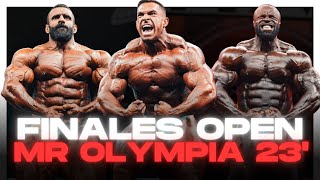 DEREK LUNSFORD VS HADI CHOOPAN  FINALES OPEN MR OLYMPIA 2023 [upl. by Anierdna]