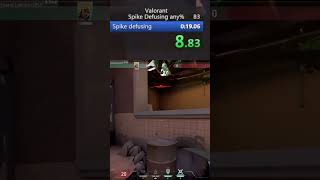 VALORANT Spike defusing no skill Speedrun うおおおおおお！！！！ [upl. by Anitneuq]