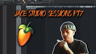 Jace cook up the most beatiful track yet😍 Studio Sessions Pt7 [upl. by Apple]