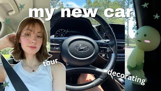 decorate my NEW car with me  CAR TOUR [upl. by Kcitrap]