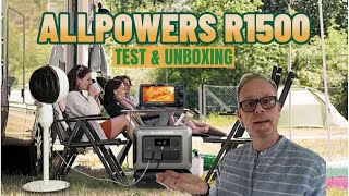 ALLPOWERS R1500 ⚡️🔥 Perfekt kompakt Energilösning för Husbilar  Test och recension [upl. by Nolasba]