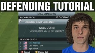 FIFA 14 Defending Skill Game Tutorial  Top 10 Score in World Legendary  Tips amp Tricks [upl. by Feingold309]