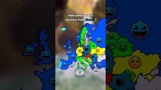 How safe is your country from floods europe map geography mapping edit flag history shorts [upl. by Conrad]