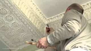 Ornate Plaster Restoration  Ryedale Plasterers Limited [upl. by Grefe]